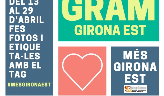 L'Òmnia Girona, l'Aula d'Acollida de l'Institut Sobrequés i el Centre Cívic Onyar organitzen el concurs #MésGironaEst