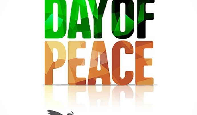 Pòster del Dia Internacional de la Pau. Font: Wikimedia