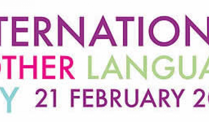 Part del cartell del Dia Internacional de la Llengua Materna 2012 Font: 
