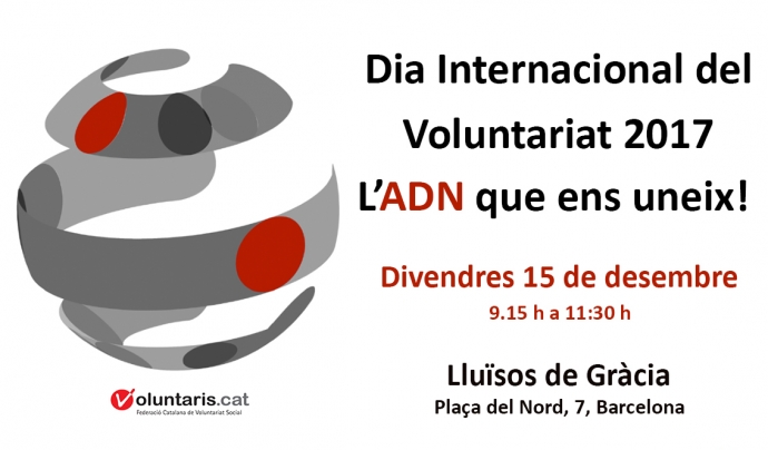 Dia Internacional del Voluntariat a Barcelona de la FCVS Font: FCVS