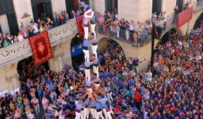 La Diada Castellera es desenvoluparà a la plaça del Vi, amb els Marrecs del Salt acompanyats dels Minyons de Terrassa i els Capgrossos de Mataró. Font: Ajuntament de Girona