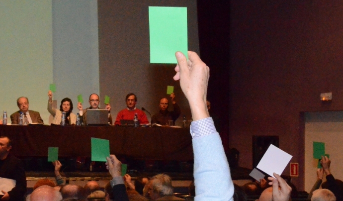 Votacions a l'Assemblea de la Federació d'Ateneus de Catalunya