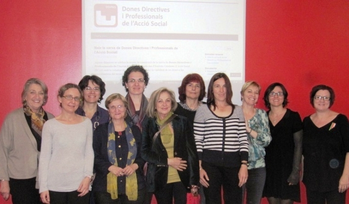 Xarxa dones directives i professionals de l'acció social Font: 