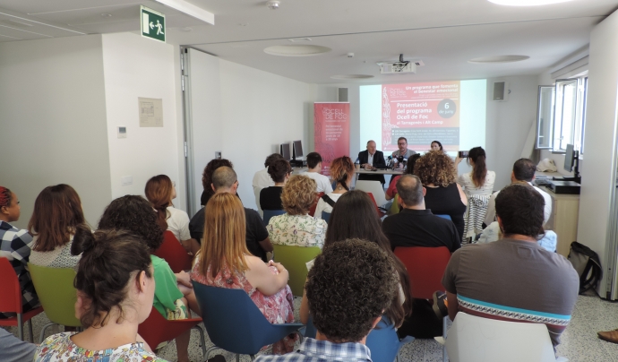 Presentació de l'Ocell de Foc a Tarragona Font: Fundació Ginac