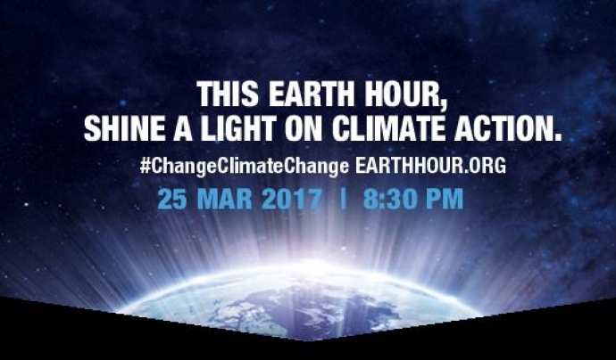 La gran apagada de l'Hora del Planeta es celebra dissabte 25 de març  a tot el món (imatge: earthhour.org)  Font: 