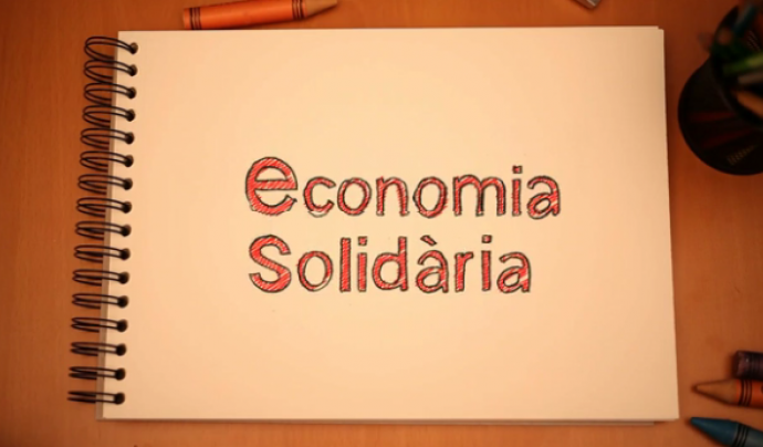 Economia solidària. Fotograma del vídeo de la FESC Font: 