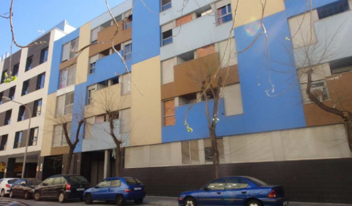 Un bloc de pisos gestionat per Hàbitat3 a Barcelona Font: Hàbitat3