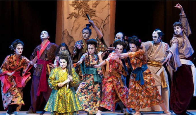 "El Mikado" és una producció de teatre amateur de la Sala Cabanyes de Mataró Font: 