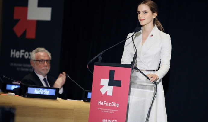 Emma Watson, impulsora de la campanya He For She. Font: UN Women, Flickr