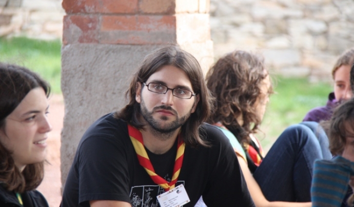 Dani Palau, voluntari des de fa 10 anys a Minyons Escoltes i Guies de Catalunya. Font: 