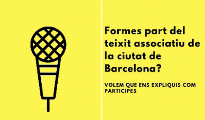 L'Ajuntament de Barcelona crida a les persones participants de les entitats a respondre l'enquesta sobre participació i gènere Font: Liquen Data Lab