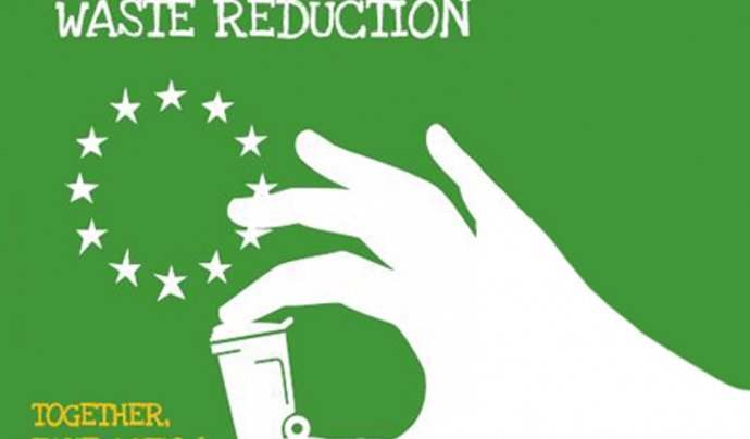 Logotip Europen Week for Waste Reduction (imatge; ewwr.eu) Font: 