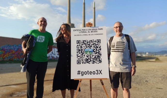 La plataforma va iniciar el passat mes de setembre una campanya de mecenatge amb el títol 'Goteo 3x'. Font: Entesa per a un gran parc litoral al Besòs