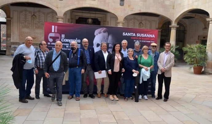 Presentació i roda de premsa del II Congrés de Grups Amateurs de Teatre.  Font: Federació Grups de Teatre Amateur de Catalunya