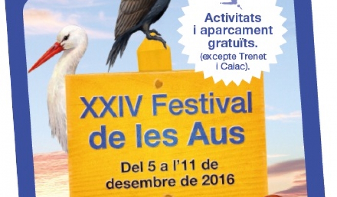 Del 5 a l'11 de desembre es celebra la 24º edició del Festival de les Aus als Aiguamolls de l'Empordà (imatge: http://parcsnaturals.gencat.cat/ca/aiguamolls-emporda) Font: 