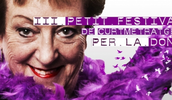 Part del cartell del III Petit Festival Audiovisual per la Dona Font: 