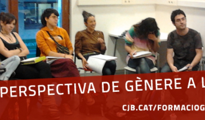 Imatge de difusió de la formació en perspectiva de gènere per a entitats del CJB Font: 
