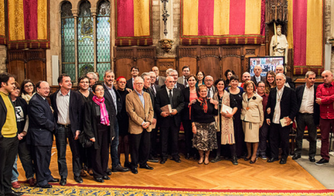 Foto de grup dels premitats i premiades d'enguany Font: 
