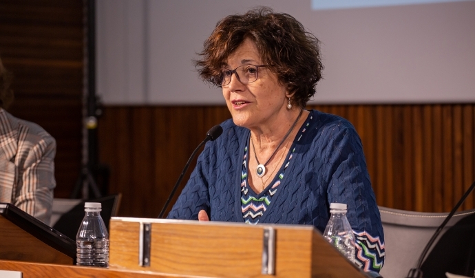 Francina Alsina, presidenta de la Taula d’entitats del Tercer Sector Social.  Font: Xarxanet