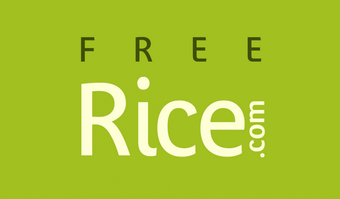 Logotip de FreeRice Font: 