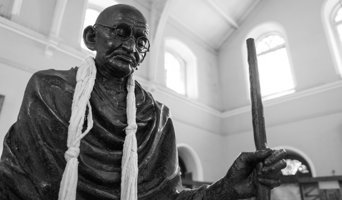 El 30 de gener de 2023 es commemora el 75è aniversari de l'assassinat de Gandhi. Font: Pixabay