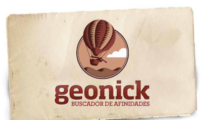 Logo de la xarxa social i cercador d'afinitats Geonick Font: 
