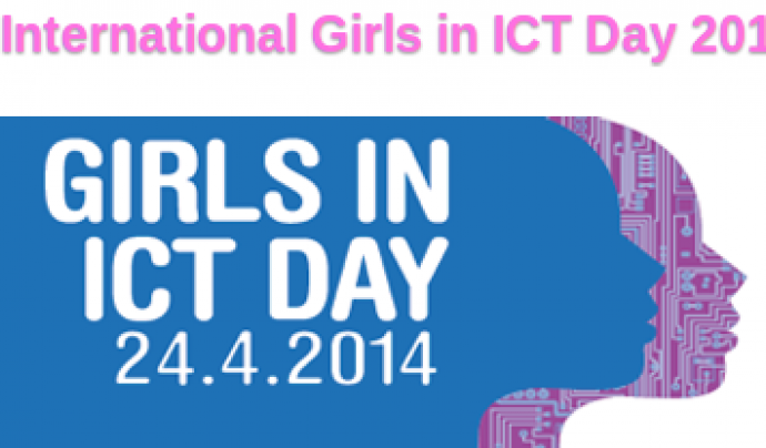Crida per celebrar el Girls in ICT Day! Font: 