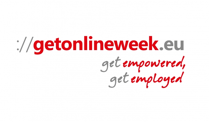 Logotip de la Get Online Week 2015 Font: 