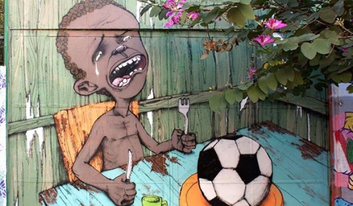 Mural de l'artista brasileny de carrer Paulo Ito. Font: Regeneracion.mx Font: 