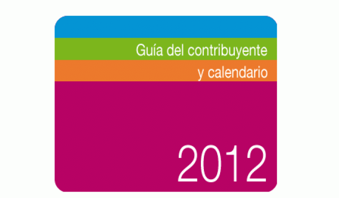 Imatge Calendari del Contribuent 2012 Font: 