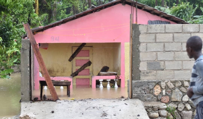 Una de les zones més afectades és la comunitat de Cayes Jacmel, al Sud-est d’Haití.  Font: FCCD