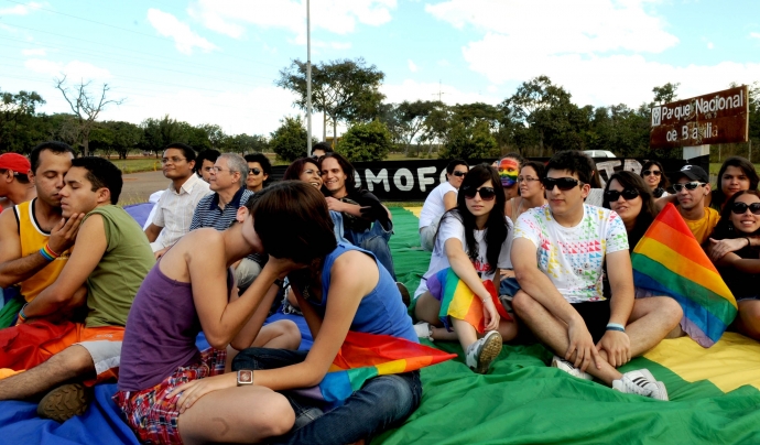Protesta contra l'homofòbia. Font: Wikimedia Commons