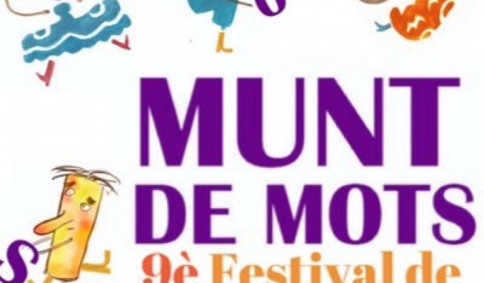 Cartell de la 9a edició del Festival Munt de Mots Font: Associació Munt de Paraules