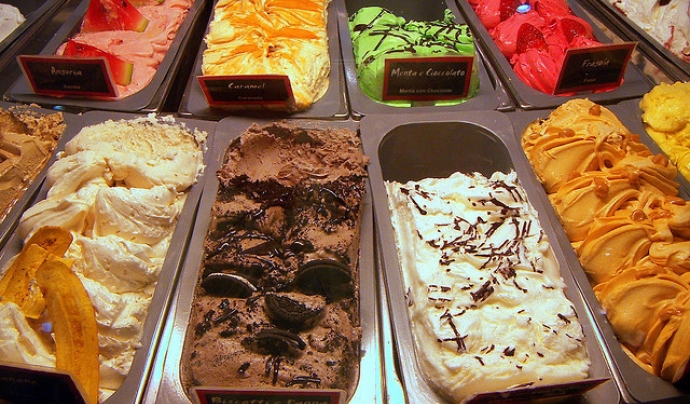 Ice-cream. Font: A30_Tsitika (Flickr) Font: 