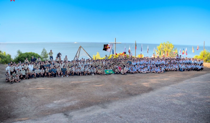 Els 800 scouts i guies d'Europa que han participat com a voluntaris a la JMJ Font: UIGSE-FSE