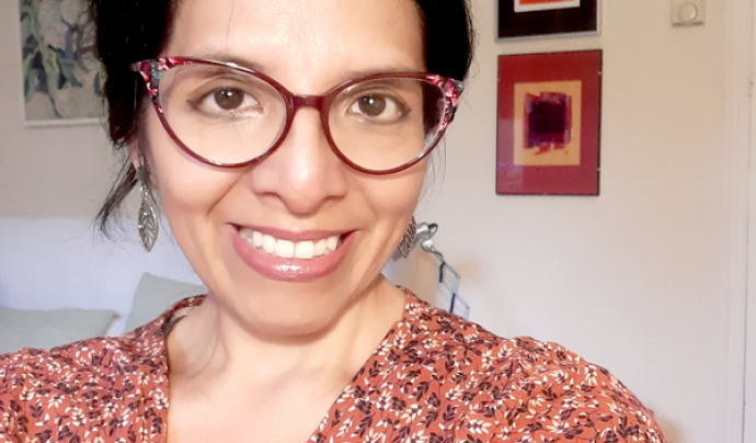 Sara Cuentas és membre de la Red de Migración, Género y Desarrollo, una de les impulsores de la campanya de crowdfunding 'Cuidar y Sostener la Vida' Font: Sara Cuentas