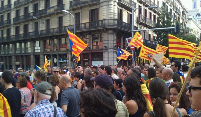Manifestació a Barcelona Font: 