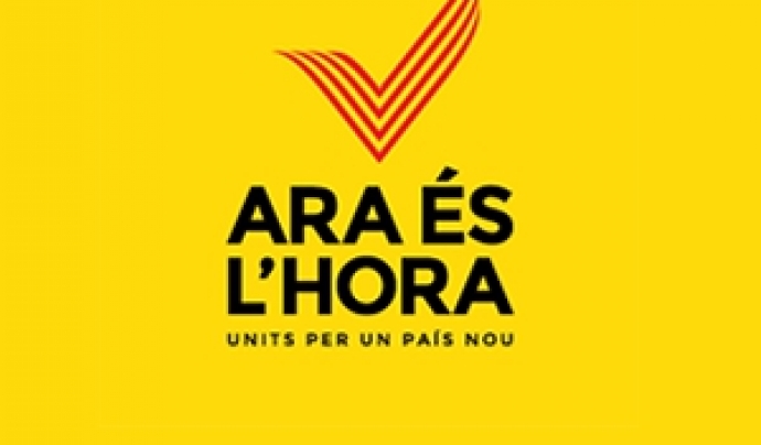 Logo de la campanya Ara és l'hora Font: 
