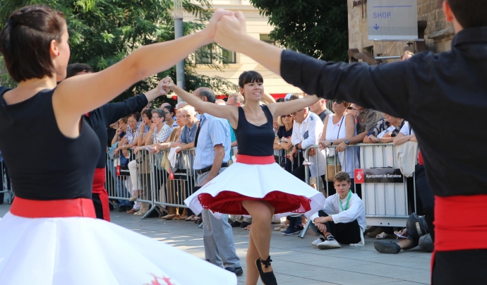 Concurs de colles sardanistes de Barcelona Font: Clara Feliu