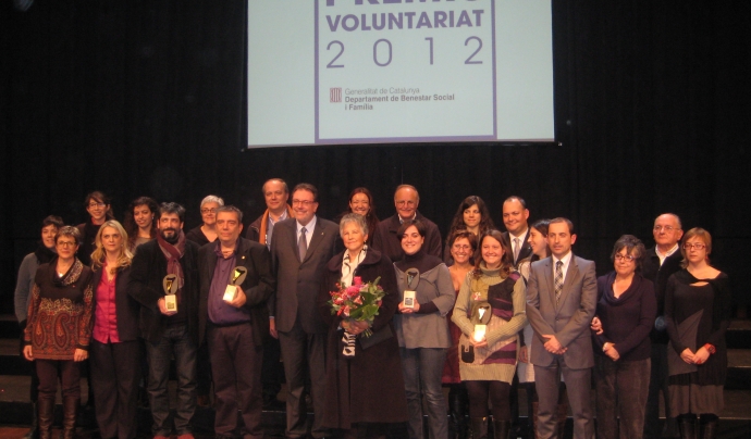 Guanyadors dels XX Premis Voluntariat Font: 