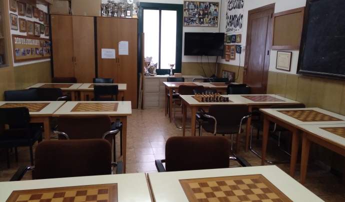 La secció d'escacs, una de les més importants de l'entitat Font: Oriol Jordan