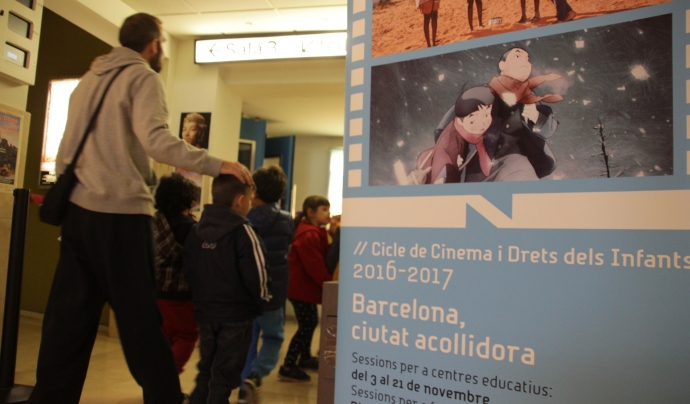 Les sessions es fan als Cinemes Girona / Foto: Cicle de Cinema i Drets dels Infants Font: 