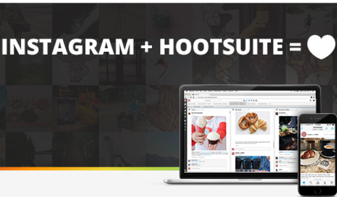 Hootsuite ja pot programar publicacions a Instagram Font: 
