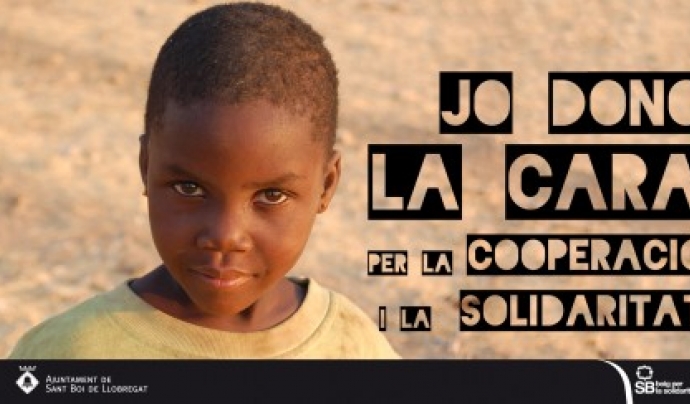 Campanya "Jo dono la cara per la cooperació i la solidaritat" Font: 