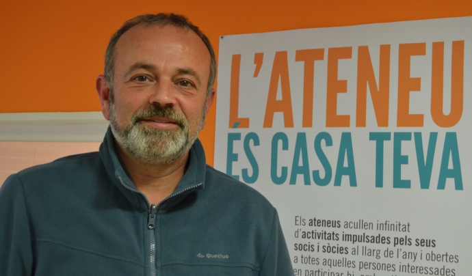 Jordi Casassas és el gerent de la Federació d'Ateneus de Catalunya (FAC). Font: 