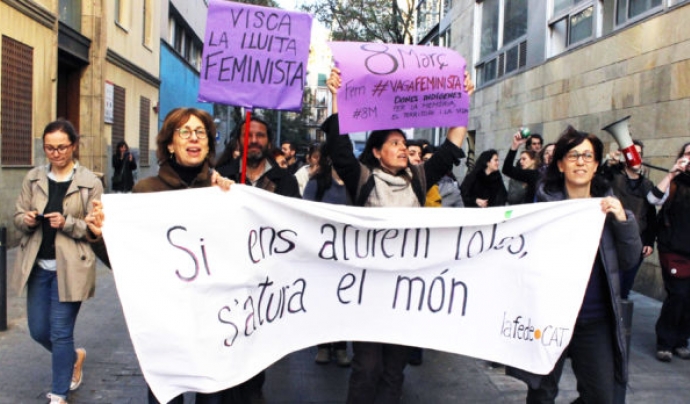 Lafede té una llarga trajectòria en perspectiva de gènere i feminismes des del 1996 fins a l'actualitat.  Font: Lafede.cat