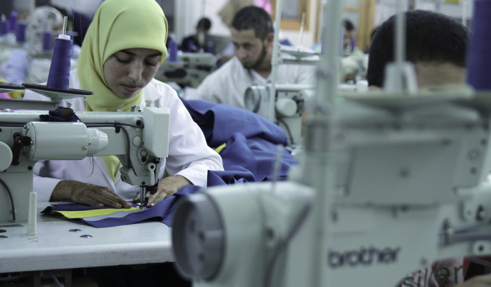 Les dones són les principals víctimes de la precarietat laboral al sector tèxtil de Tànger. Font: SETEM Catalunya. Font: SETEM Catalunya