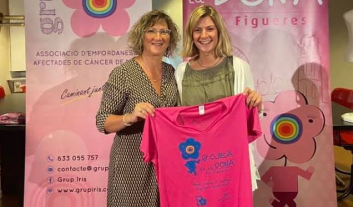 Els diners de les inscripcions a la cursa que es fa el 7 de novembre van destinats a l'atenció a les persones amb càncer de mama i les seves famílies. Font: Grup Iris