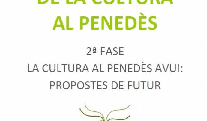 Llibre Blanc de la Cultura al Penedès Font: 