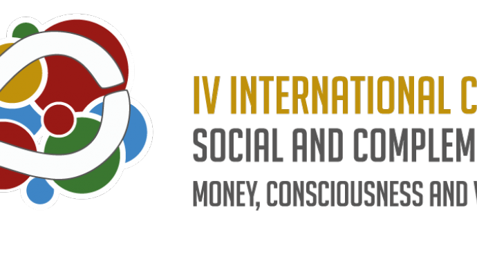 Logotip de la IV Conferència Internacional de Monedes Socials i Complementàries Font: UOC